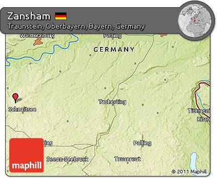 Physical 3D Map of Zansham