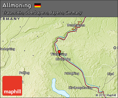 Physical 3D Map of Allmoning