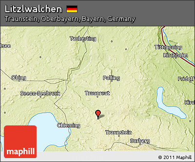 Physical 3D Map of Litzlwalchen