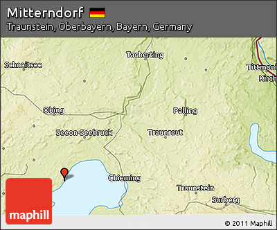 Physical 3D Map of Mitterndorf