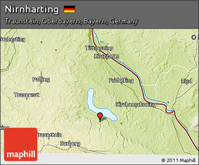Physical 3D Map of Nirnharting