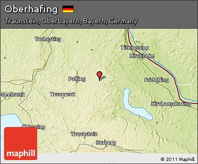 Physical 3D Map of Oberhafing