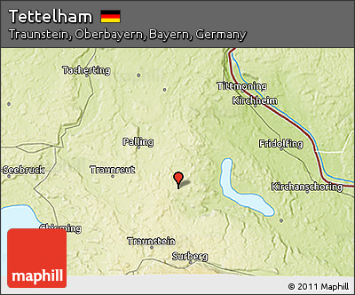 Physical 3D Map of Tettelham