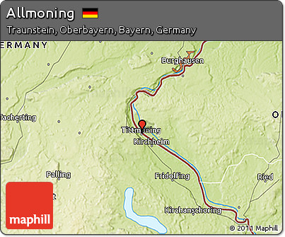 Physical 3D Map of Allmoning