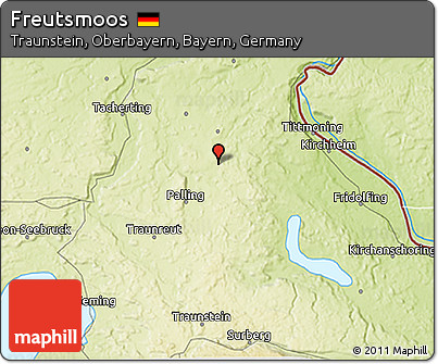 Physical 3D Map of Freutsmoos