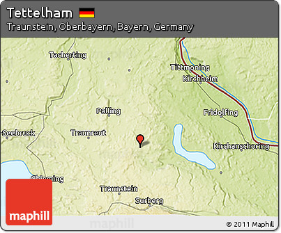 Physical 3D Map of Tettelham
