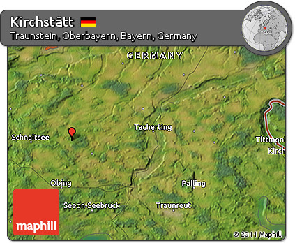 Satellite 3D Map of Kirchstätt