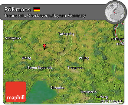 Satellite 3D Map of Pößmoos