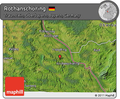 Satellite 3D Map of Rothanschöring
