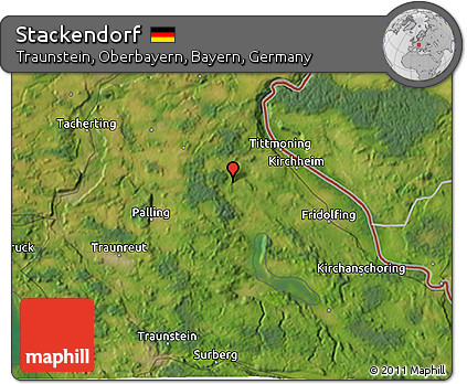 Satellite 3D Map of Stackendorf