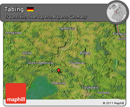 Satellite 3D Map of Tabing