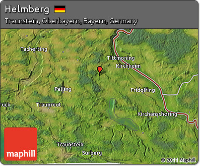 Satellite 3D Map of Helmberg