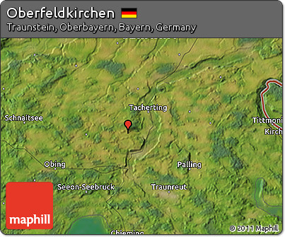 Satellite 3D Map of Oberfeldkirchen