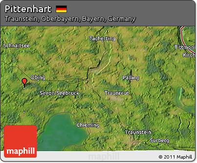 Satellite 3D Map of Pittenhart