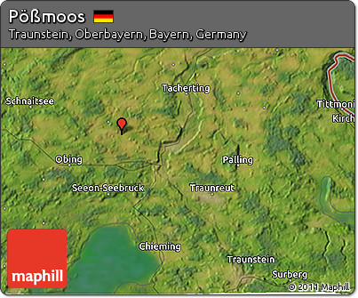 Satellite 3D Map of Pößmoos