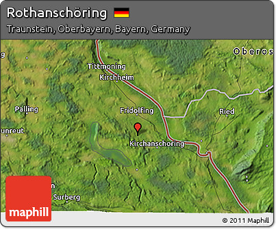 Satellite 3D Map of Rothanschöring