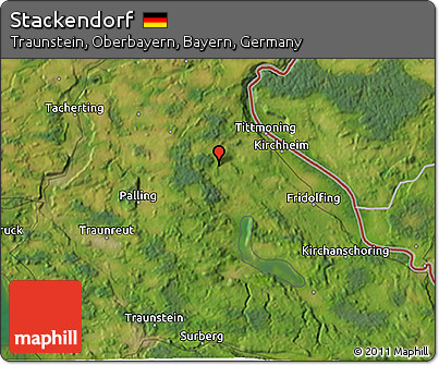 Satellite 3D Map of Stackendorf