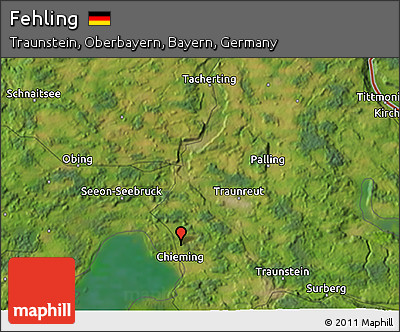 Satellite 3D Map of Fehling
