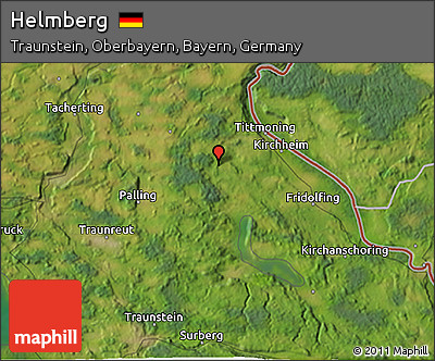 Satellite 3D Map of Helmberg