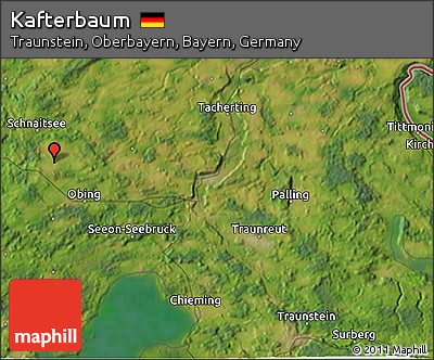 Satellite 3D Map of Kafterbaum