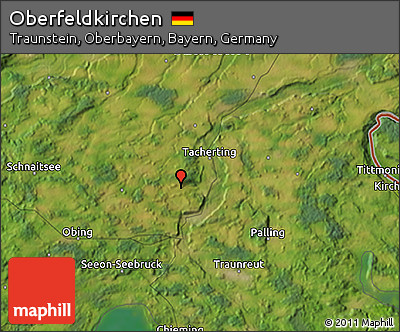 Satellite 3D Map of Oberfeldkirchen