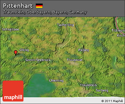 Satellite 3D Map of Pittenhart