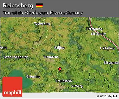 Satellite 3D Map of Reichsberg