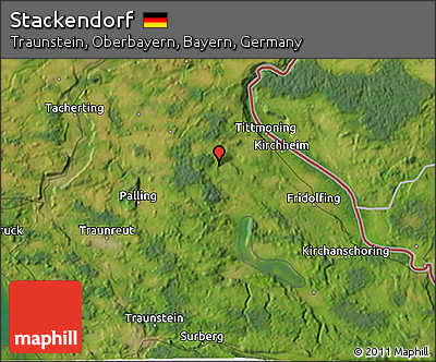 Satellite 3D Map of Stackendorf