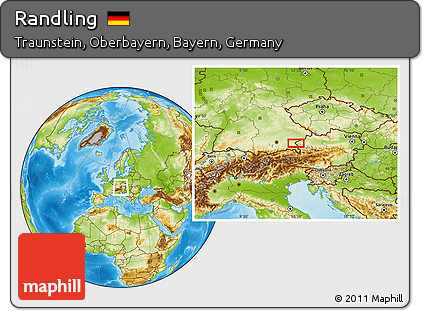 Physical Location Map of Randling