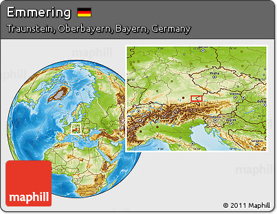 Physical Location Map of Emmering