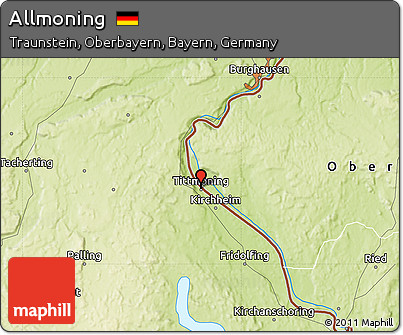 Physical Map of Allmoning