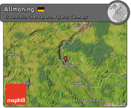Satellite Map of Allmoning