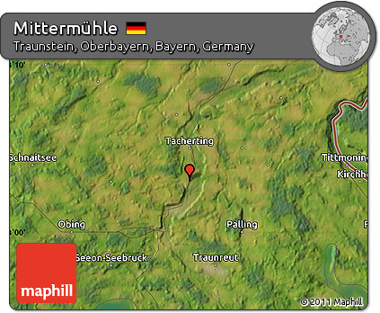 Satellite Map of Mittermühle