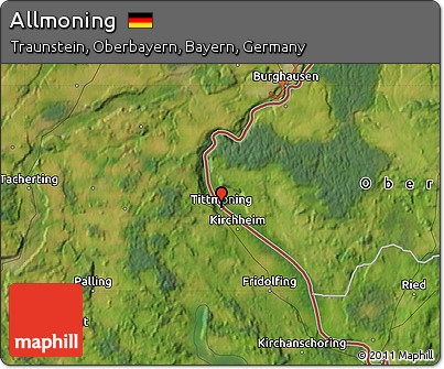 Satellite Map of Allmoning