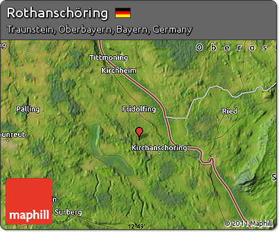 Satellite Map of Rothanschöring