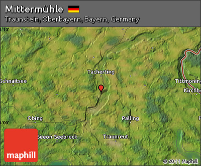 Satellite Map of Mittermühle