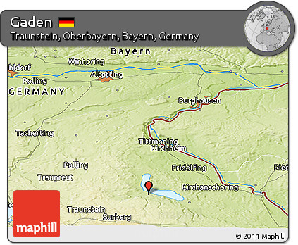 Physical Panoramic Map of Gaden