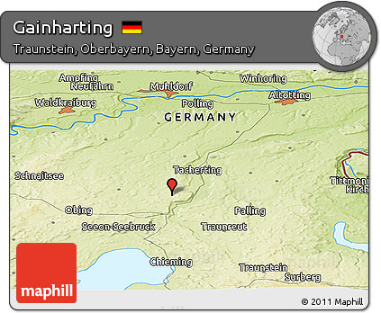 Physical Panoramic Map of Gainharting