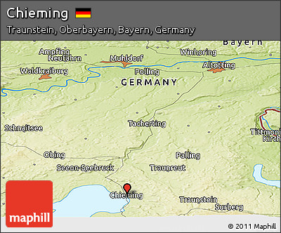 Physical Panoramic Map of Chieming