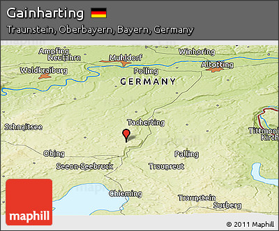 Physical Panoramic Map of Gainharting