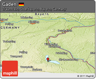 Physical Panoramic Map of Gaden