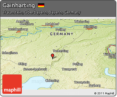 Physical Panoramic Map of Gainharting