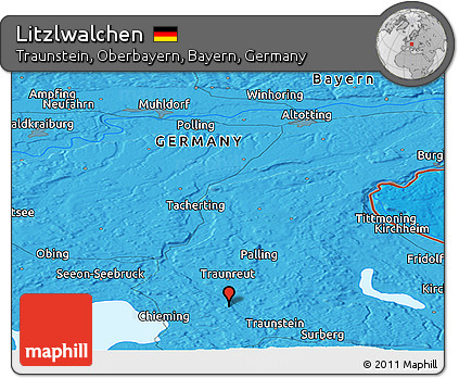 Political Panoramic Map of Litzlwalchen