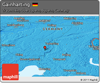 Political Panoramic Map of Gainharting