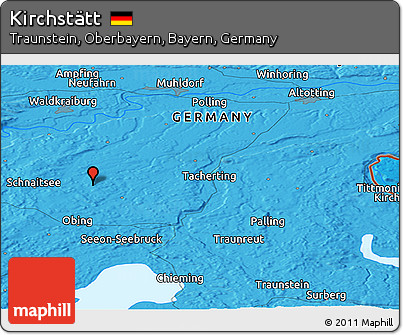 Political Panoramic Map of Kirchstätt