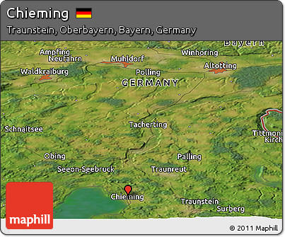 Satellite Panoramic Map of Chieming
