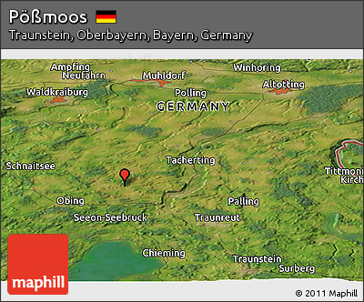 Satellite Panoramic Map of Pößmoos