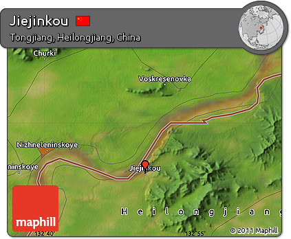Satellite Map of Jiejinkou