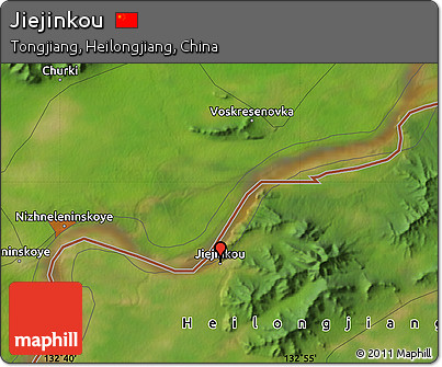 Satellite Map of Jiejinkou