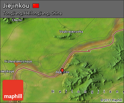 Satellite Map of Jiejinkou